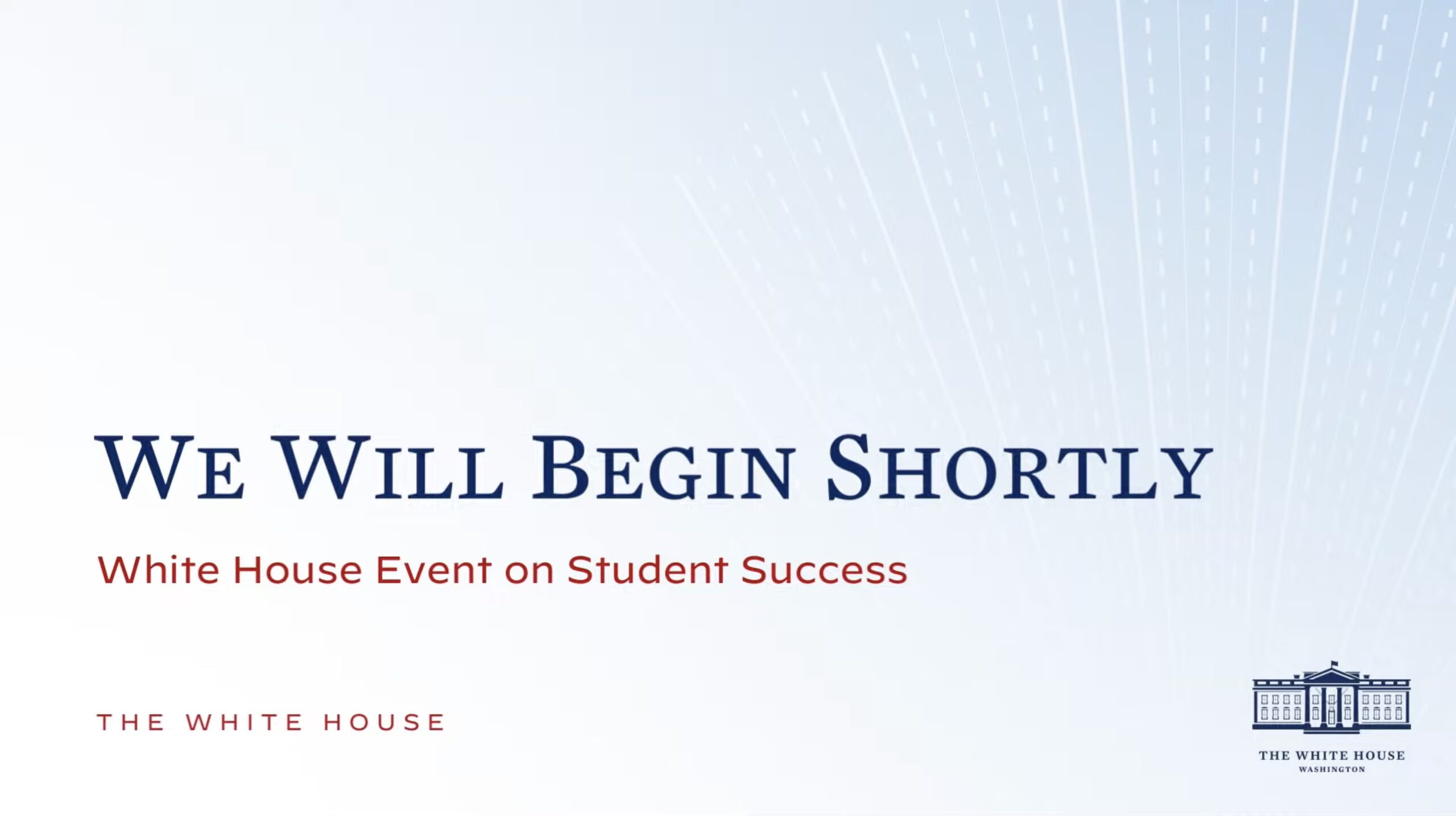 National Partnership for Student Success launch white house event