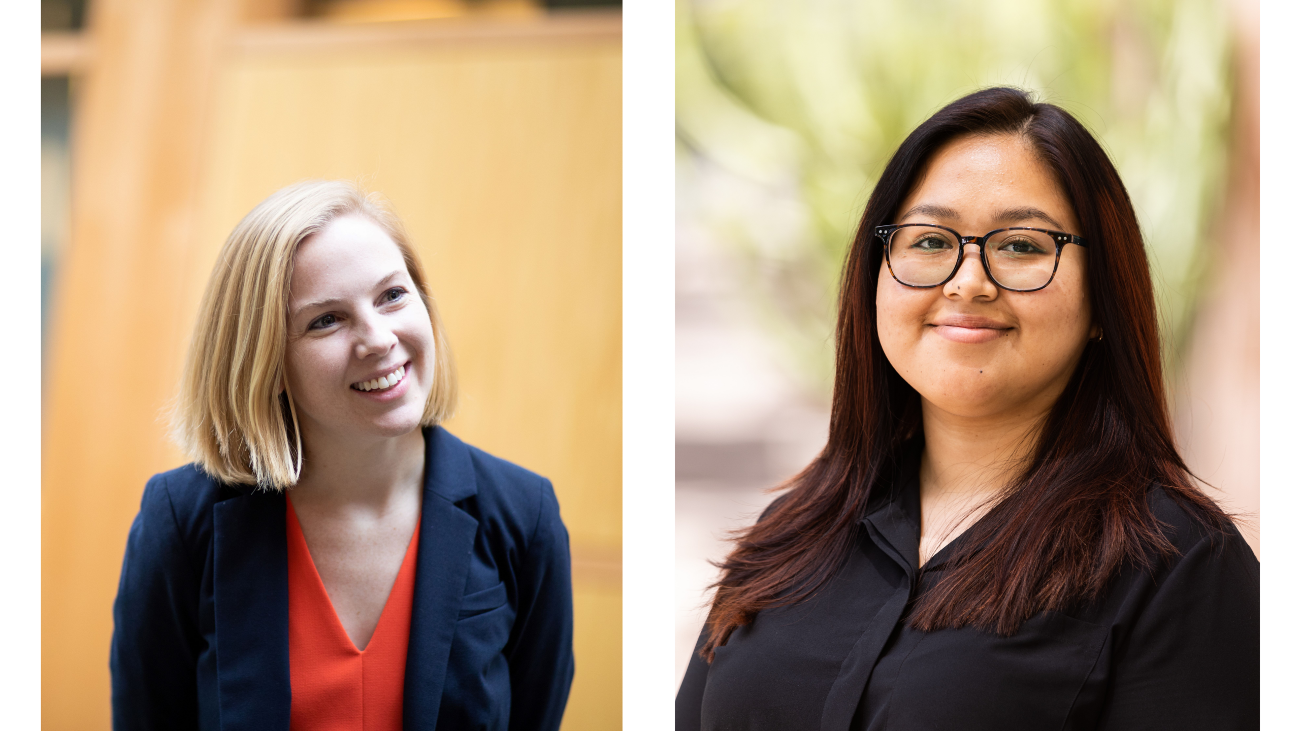 Images of Lauren Conn and Monique Reveles