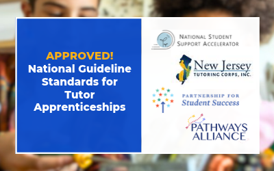 Press Release – Approval of the National Guideline Standards for Tutor Apprenticeship Programs
